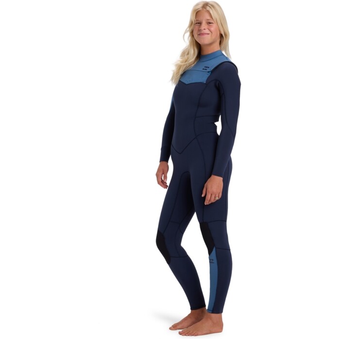 2025 Billabong Mujer Synergy Natural 4/3mm Chest Zip Neopreno 24BW193400 - High Tide